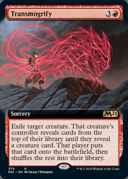 Transmogrify (Extended Art) [Core Set 2021] | Gaming Infinity