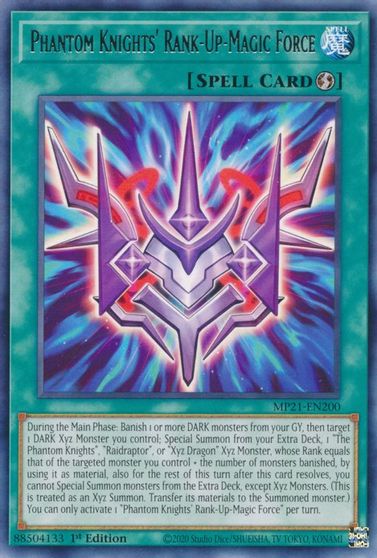 Phantom Knights' Rank-Up-Magic Force [MP21-EN200] Rare | Gaming Infinity