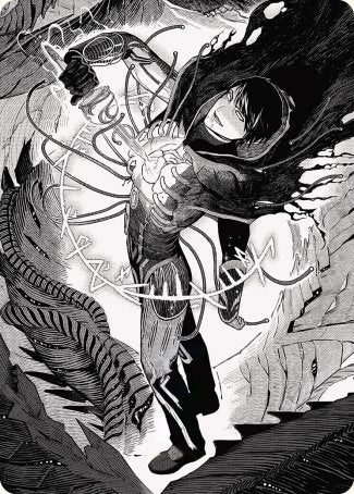 Jace, the Perfected Mind 2 Art Card [Phyrexia: All Will Be One Art Series] | Gaming Infinity