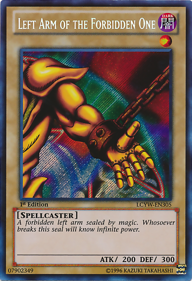 Left Arm of the Forbidden One [LCYW-EN305] Secret Rare | Gaming Infinity