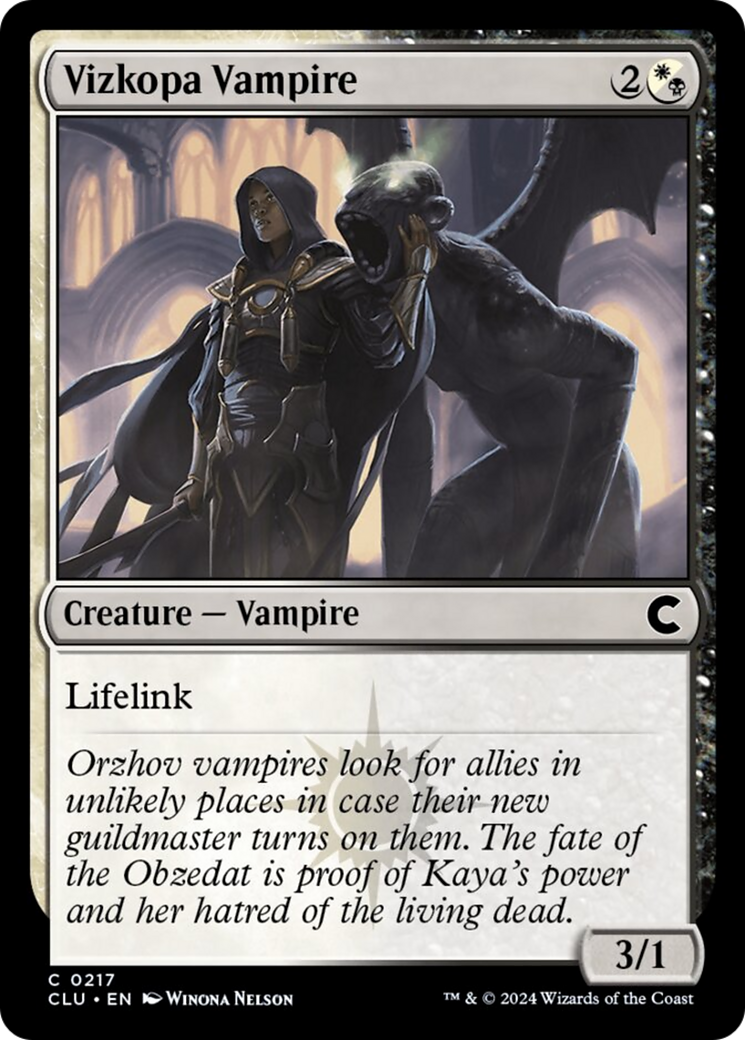 Vizkopa Vampire [Ravnica: Clue Edition] | Gaming Infinity