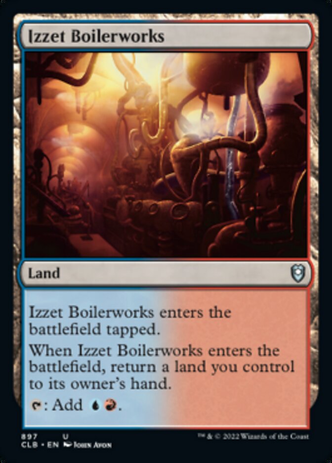 Izzet Boilerworks [Commander Legends: Battle for Baldur's Gate] | Gaming Infinity