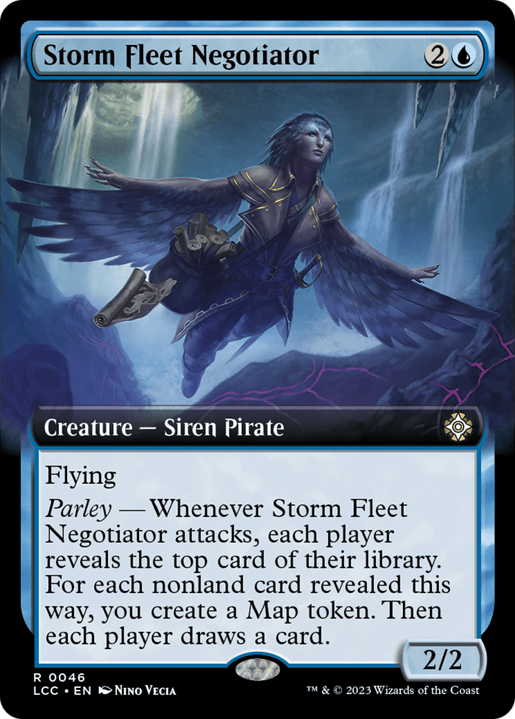 Storm Fleet Negotiator (Extended Art) [The Lost Caverns of Ixalan Commander] | Gaming Infinity