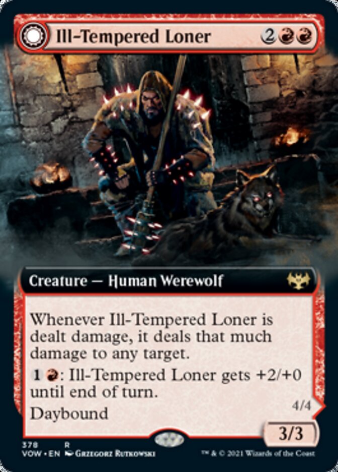 Ill-Tempered Loner // Howlpack Avenger (Extended) [Innistrad: Crimson Vow] | Gaming Infinity