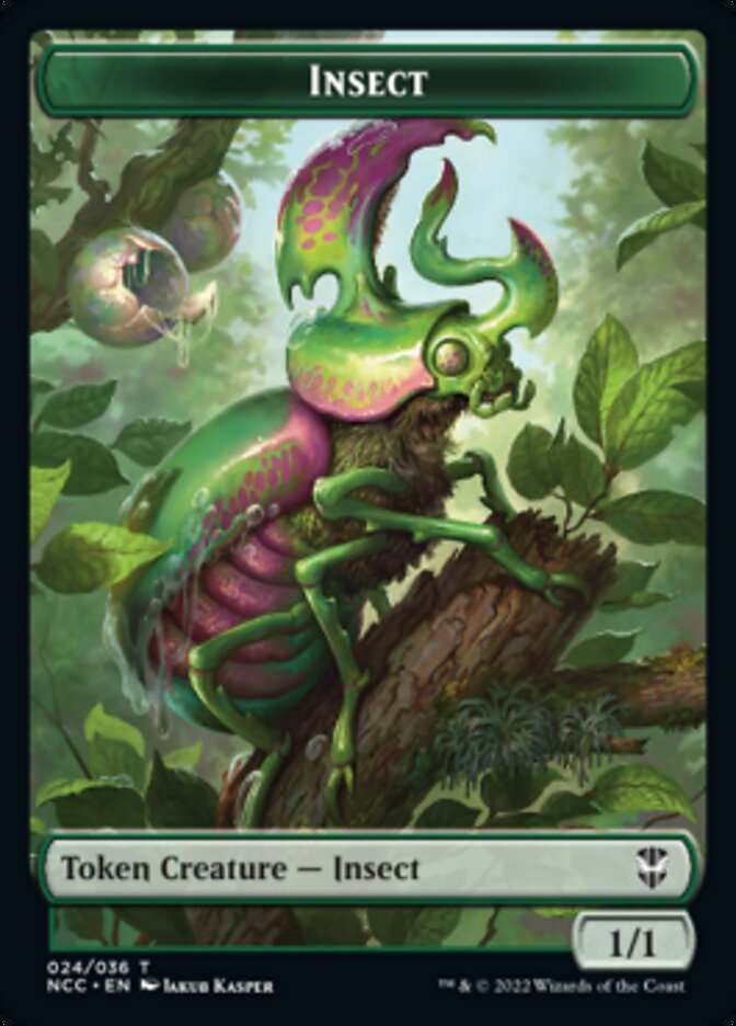 Ogre // Insect Double-sided Token [Streets of New Capenna Commander Tokens] | Gaming Infinity