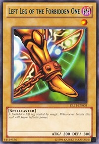 Left Leg of the Forbidden One (Blue) [Duelist League Promo] [DL11-EN003] | Gaming Infinity