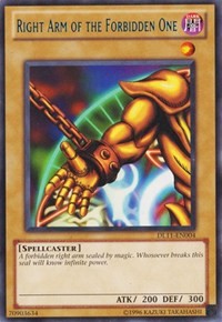 Right Arm of the Forbidden One (Blue) [Duelist League Promo] [DL11-EN004] | Gaming Infinity