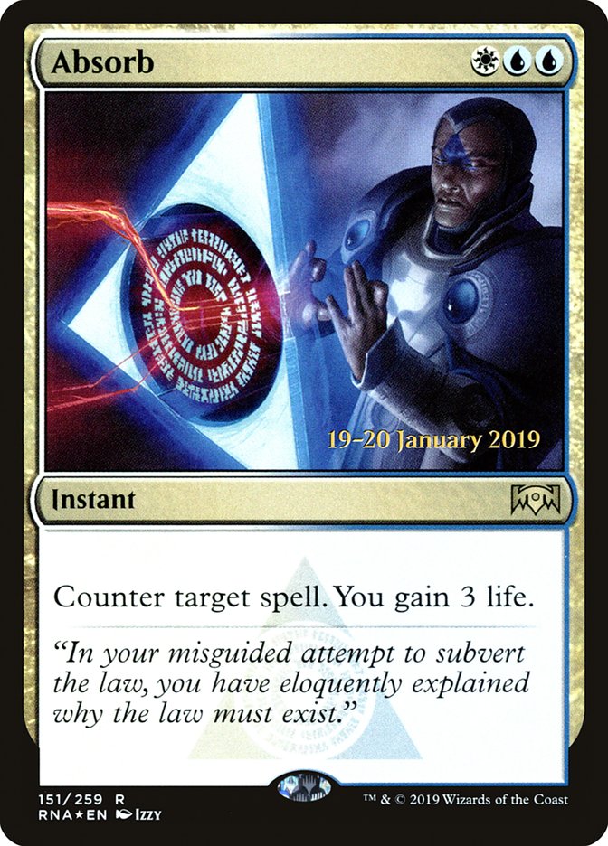 Absorb [Ravnica Allegiance Prerelease Promos] | Gaming Infinity