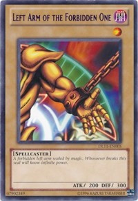 Left Arm of the Forbidden One (Blue) [Duelist League Promo] [DL11-EN005] | Gaming Infinity