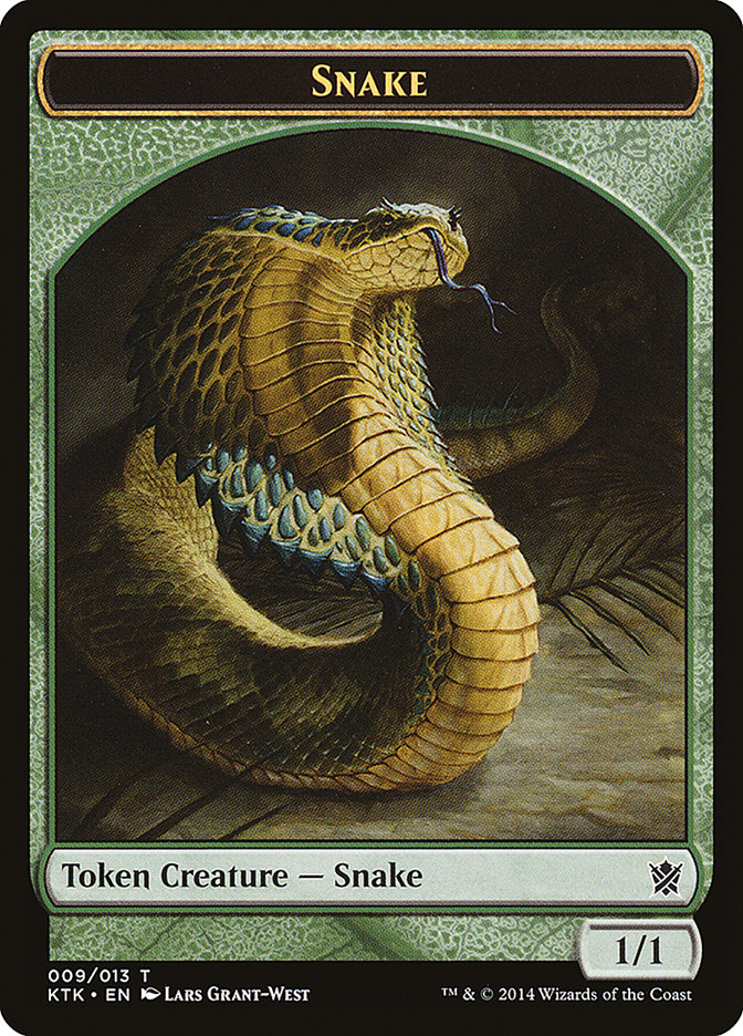 Snake [Khans of Tarkir Tokens] | Gaming Infinity