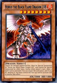 Horus the Black Flame Dragon LV8 (Blue) [Duelist League Promo] [DL17-EN002] | Gaming Infinity