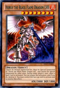 Horus the Black Flame Dragon LV8 (Green) [Duelist League Promo] [DL17-EN002] | Gaming Infinity