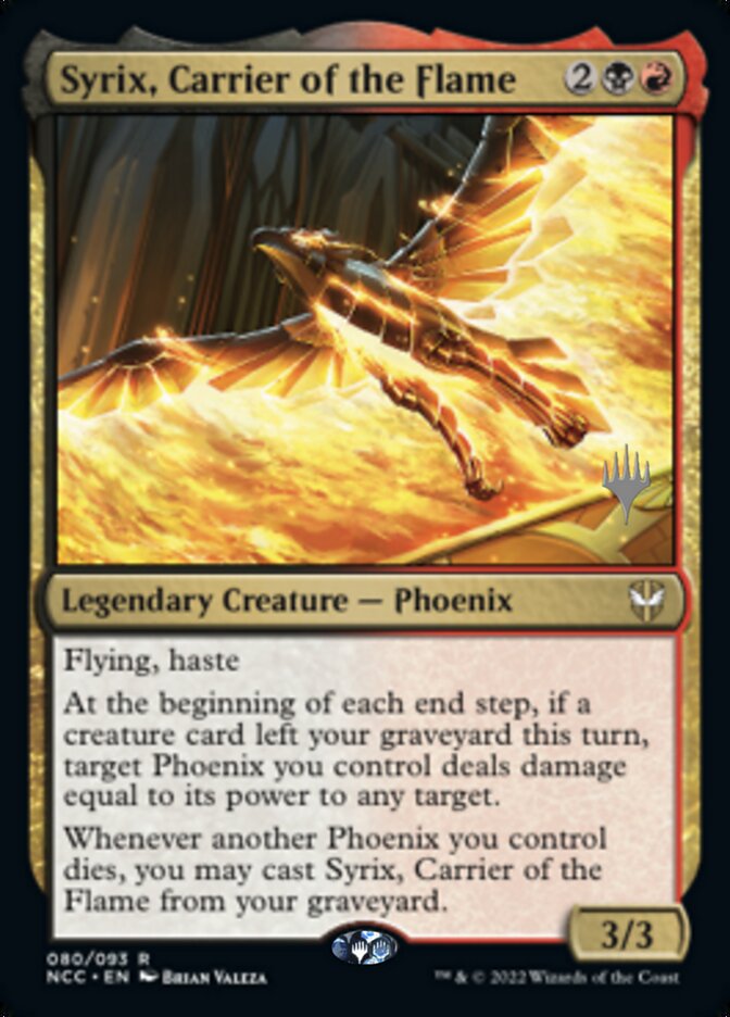 Syrix, Carrier of the Flame (Promo Pack) [Streets of New Capenna Commander Promos] | Gaming Infinity