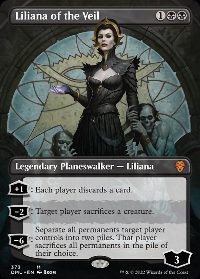 Liliana of the Veil (Borderless) [Dominaria United] | Gaming Infinity