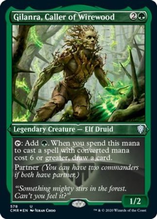 Gilanra, Caller or Wirewood (Foil Etched) [Commander Legends] | Gaming Infinity