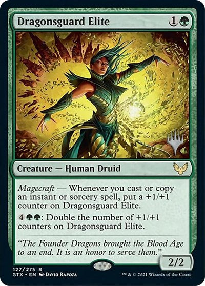 Dragonsguard Elite (Promo Pack) [Strixhaven: School of Mages Promos] | Gaming Infinity