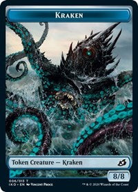 Kraken // Human Soldier (004) Double-sided Token [Ikoria: Lair of Behemoths Tokens] | Gaming Infinity
