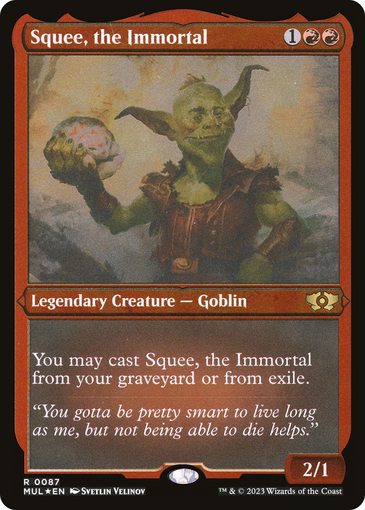 Squee, the Immortal (Foil Etched) [Multiverse Legends] | Gaming Infinity