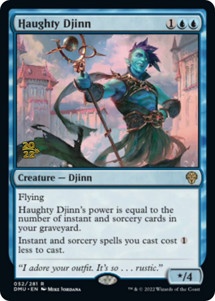 Haughty Djinn [Dominaria United Prerelease Promos] | Gaming Infinity