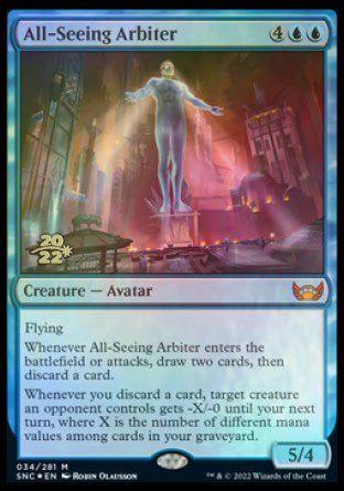 All-Seeing Arbiter [Streets of New Capenna Prerelease Promos] | Gaming Infinity