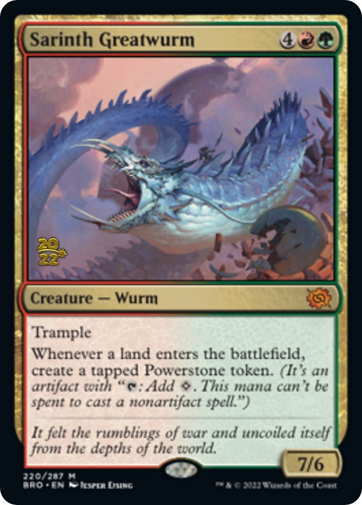 Sarinth Greatwurm [The Brothers' War: Prerelease Promos] | Gaming Infinity