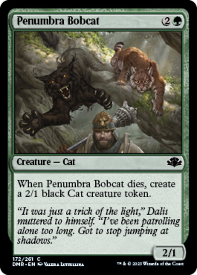 Penumbra Bobcat [Dominaria Remastered] | Gaming Infinity