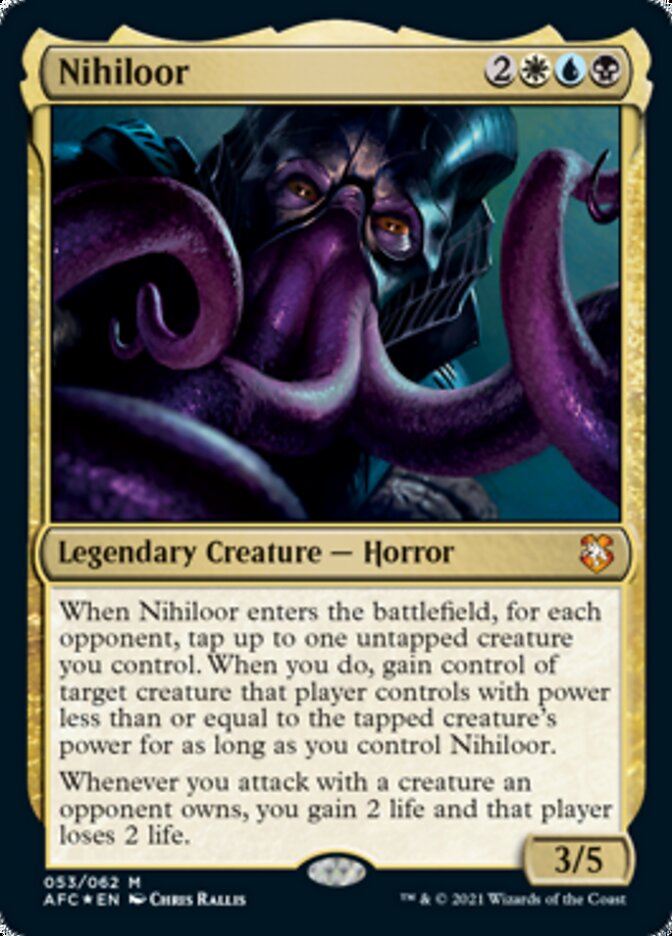 Nihiloor [Dungeons & Dragons: Adventures in the Forgotten Realms Commander] | Gaming Infinity