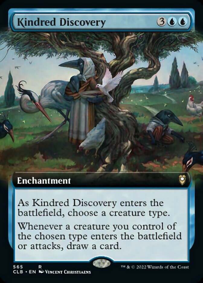 Kindred Discovery (Extended Art) [Commander Legends: Battle for Baldur's Gate] | Gaming Infinity