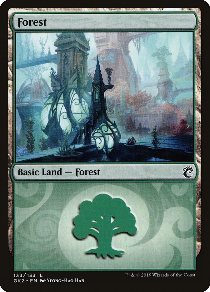 Forest (133) [Ravnica Allegiance Guild Kit] | Gaming Infinity