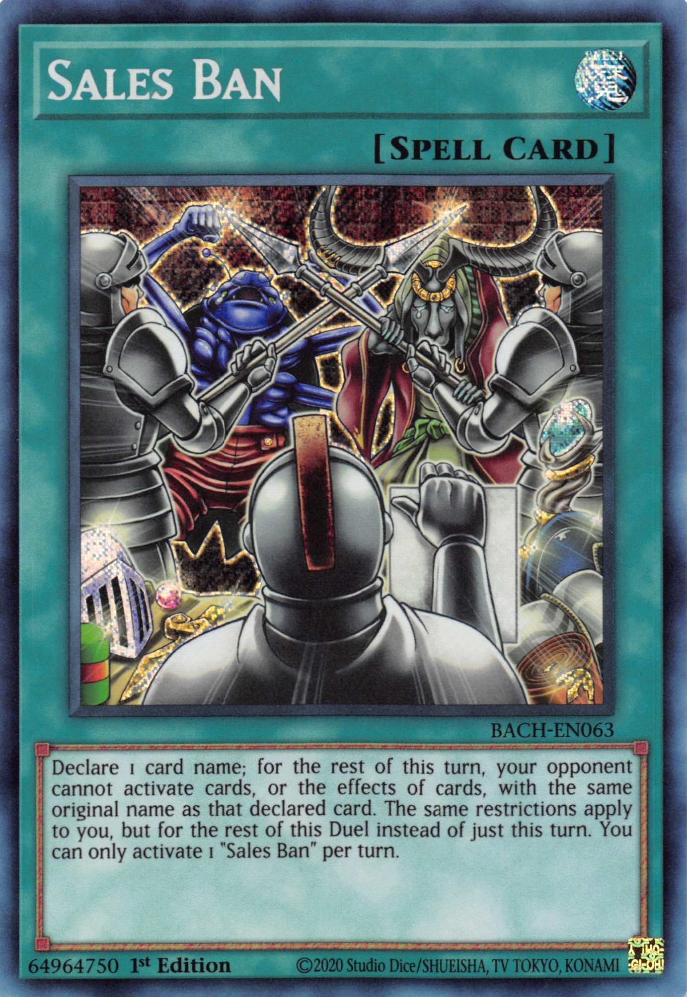 Sales Ban [BACH-EN063] Secret Rare | Gaming Infinity