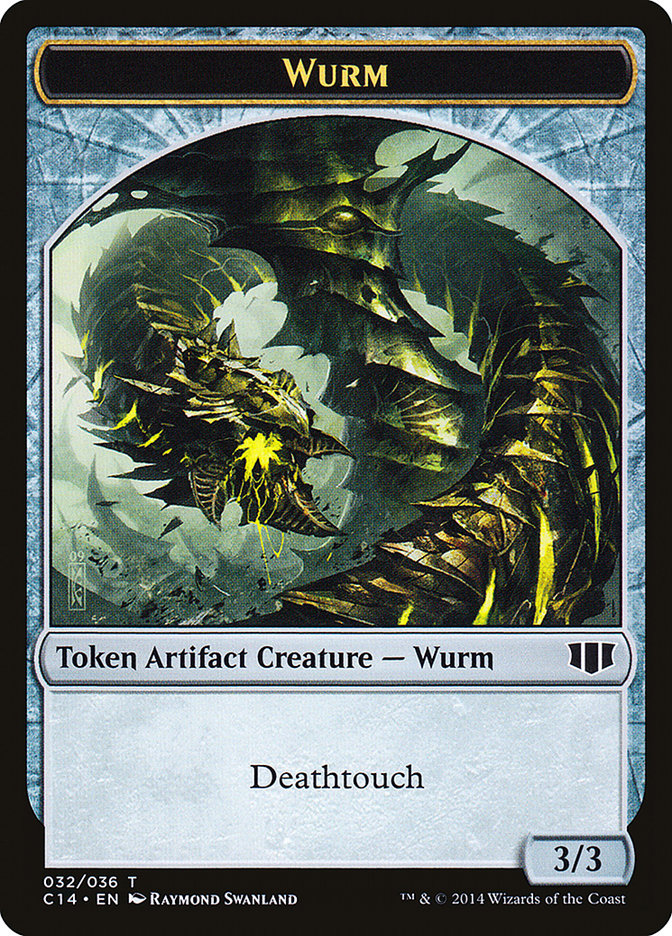 Wurm (032/036) // Goat Double-sided Token [Commander 2014 Tokens] | Gaming Infinity