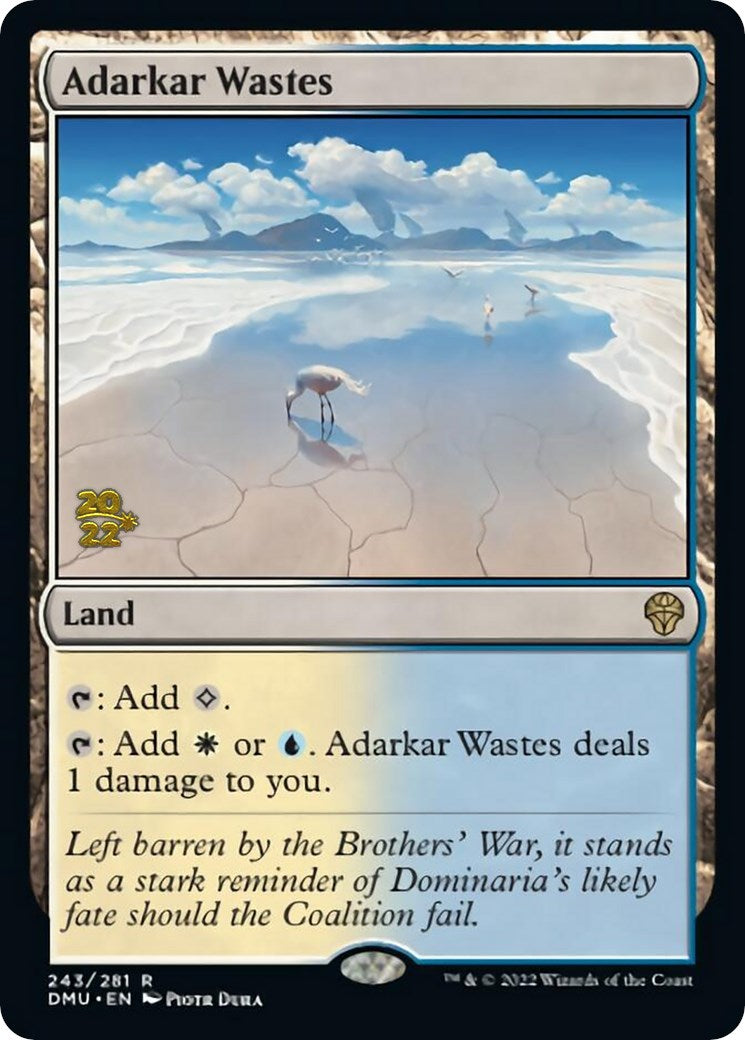 Adarkar Wastes [Dominaria United Prerelease Promos] | Gaming Infinity