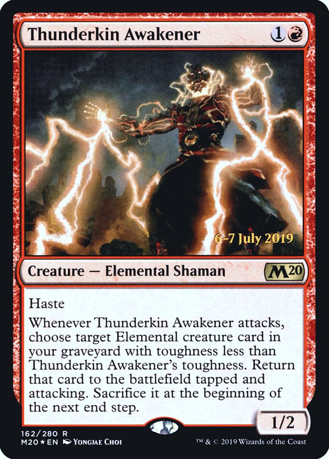 Thunderkin Awakener  [Core Set 2020 Prerelease Promos] | Gaming Infinity