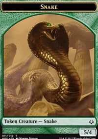 Snake // Zombie Double-sided Token [Hour of Devastation Tokens] | Gaming Infinity