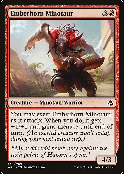 Emberhorn Minotaur [Amonkhet] | Gaming Infinity