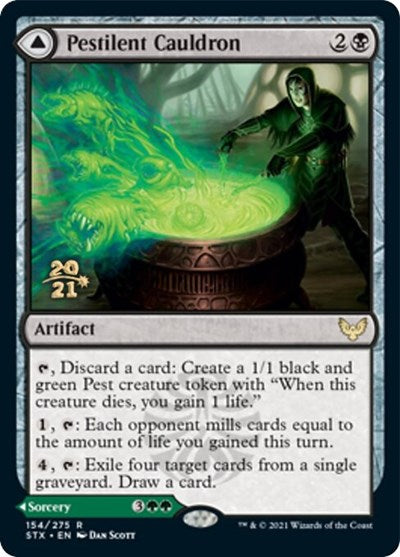 Pestilent Cauldron // Restorative Burst [Strixhaven: School of Mages Prerelease Promos] | Gaming Infinity