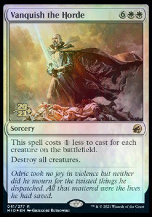 Vanquish the Horde [Innistrad: Midnight Hunt Prerelease Promos] | Gaming Infinity