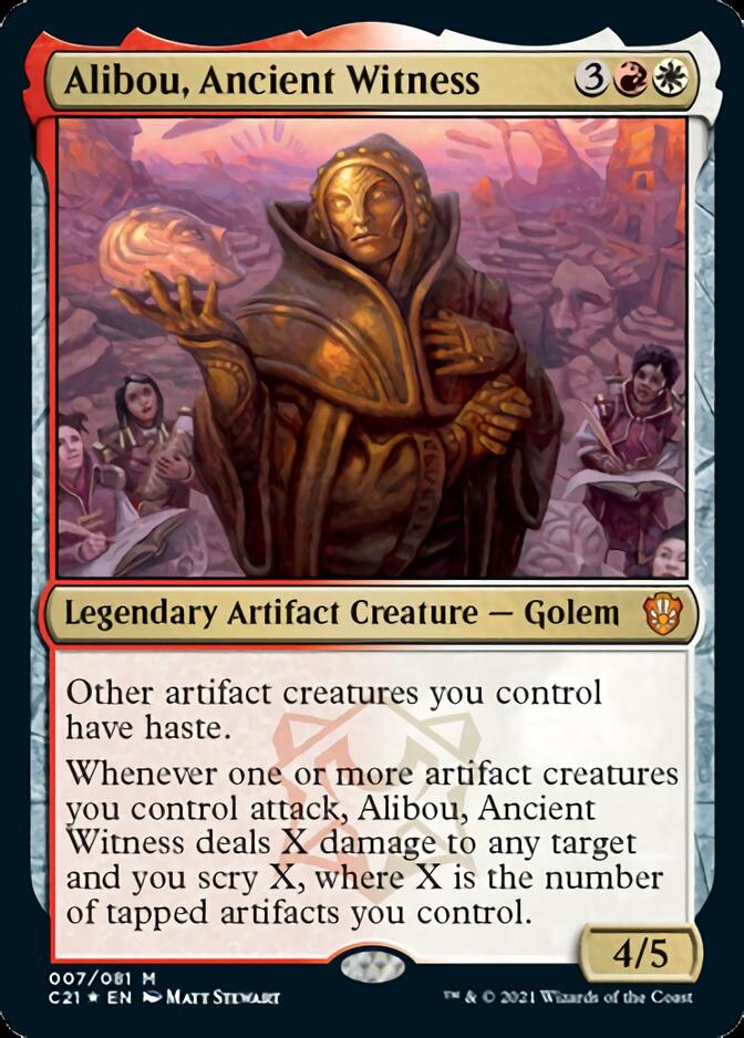 Alibou, Ancient Witness [Commander 2021] | Gaming Infinity