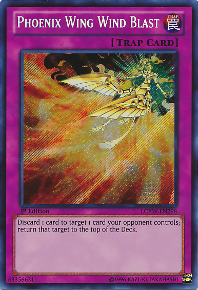 Phoenix Wing Wind Blast [LCYW-EN298] Secret Rare | Gaming Infinity