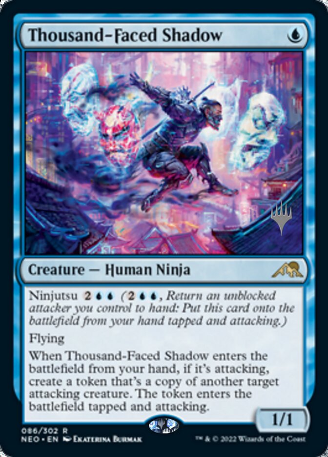 Thousand-Faced Shadow (Promo Pack) [Kamigawa: Neon Dynasty Promos] | Gaming Infinity