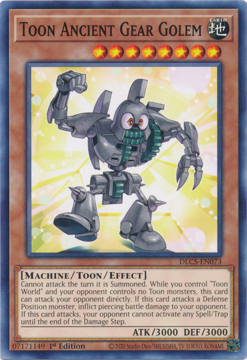 Toon Ancient Gear Golem [DLCS-EN073] Common | Gaming Infinity