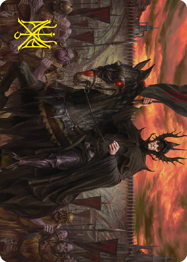 The Mouth of Sauron Art Card (Gold-Stamped Signature) [The Lord of the Rings: Tales of Middle-earth Art Series] | Gaming Infinity