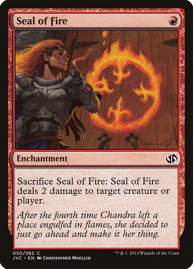 Seal of Fire [Duel Decks Anthology] | Gaming Infinity