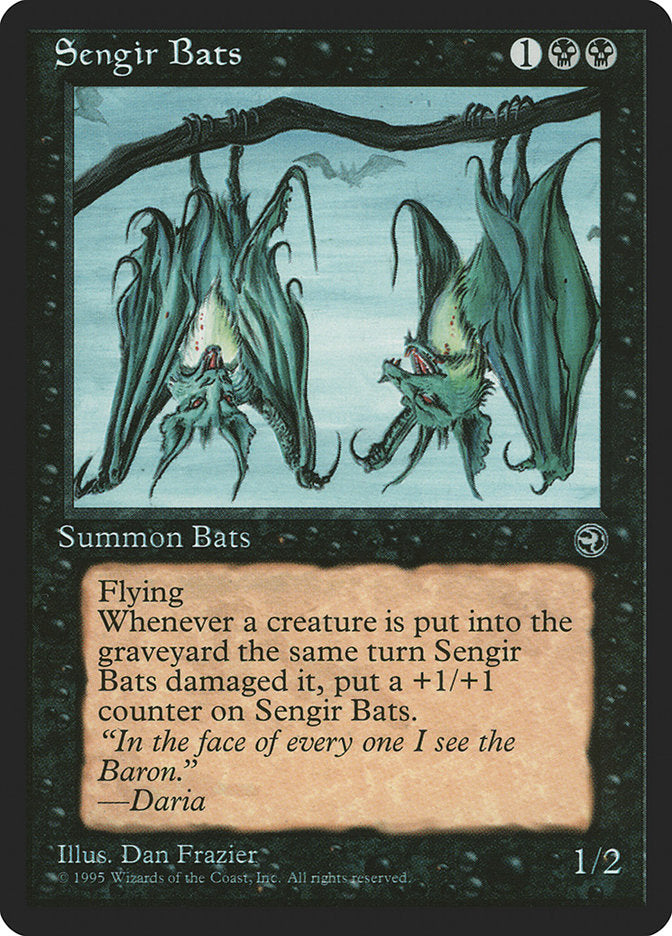 Sengir Bats (Daria Flavor Text) [Homelands] | Gaming Infinity