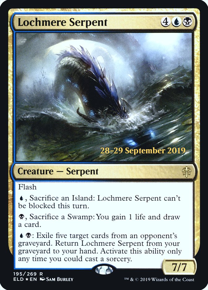 Lochmere Serpent  [Throne of Eldraine Prerelease Promos] | Gaming Infinity