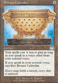 Bronze Calendar [Unglued] | Gaming Infinity