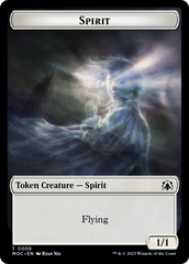 Spirit (9) // Spirit (13) Double-Sided Token [March of the Machine Commander Tokens] | Gaming Infinity