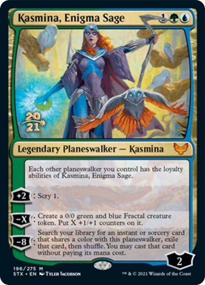 Kasmina, Enigma Sage [Strixhaven: School of Mages Prerelease Promos] | Gaming Infinity