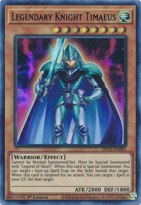 Legendary Knight Timaeus (Blue) [DLCS-EN001] Ultra Rare | Gaming Infinity