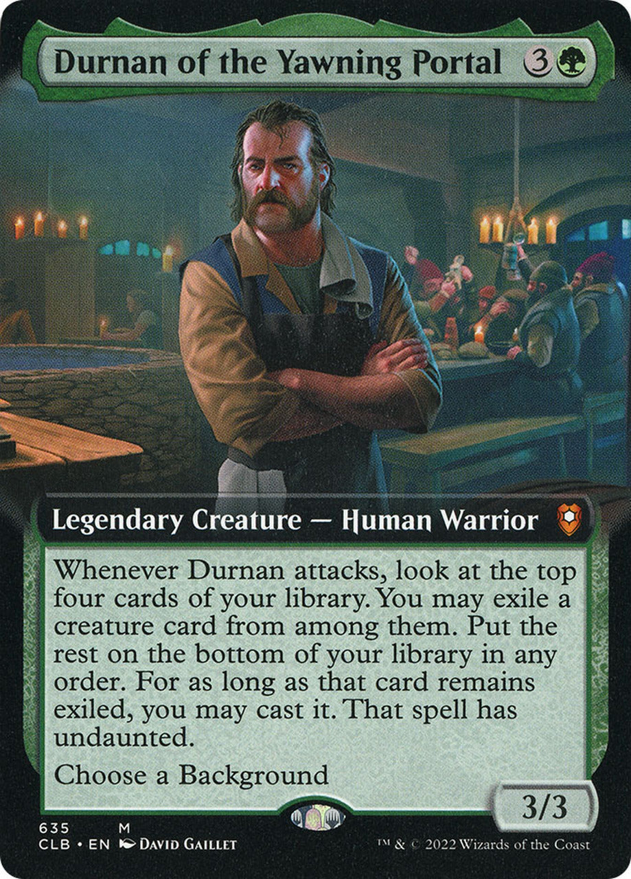 Durnan of the Yawning Portal (Extended Art) [Commander Legends: Battle for Baldur's Gate] | Gaming Infinity